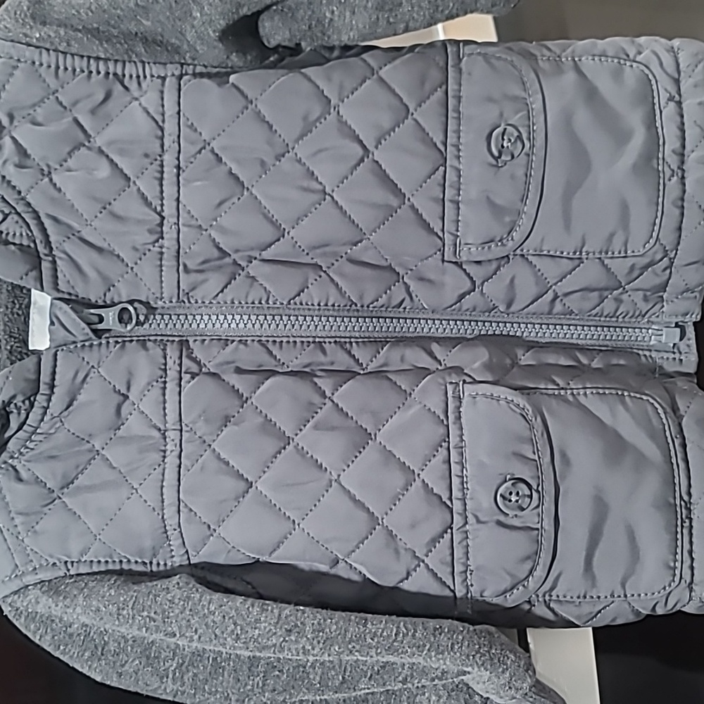 OLD NAVY/ Garanimals Kids Quilted Grey Hoodie Jacket And Sweater Size 12-18M, 2T - Picture 4 of 13